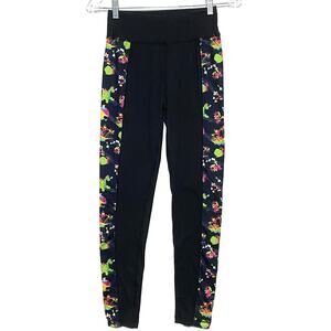 Disney Main Street Electrical Parade Black Leggings Pants Mickey Mouse Womens XS